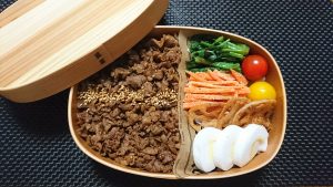 ラグビー部員の弁当